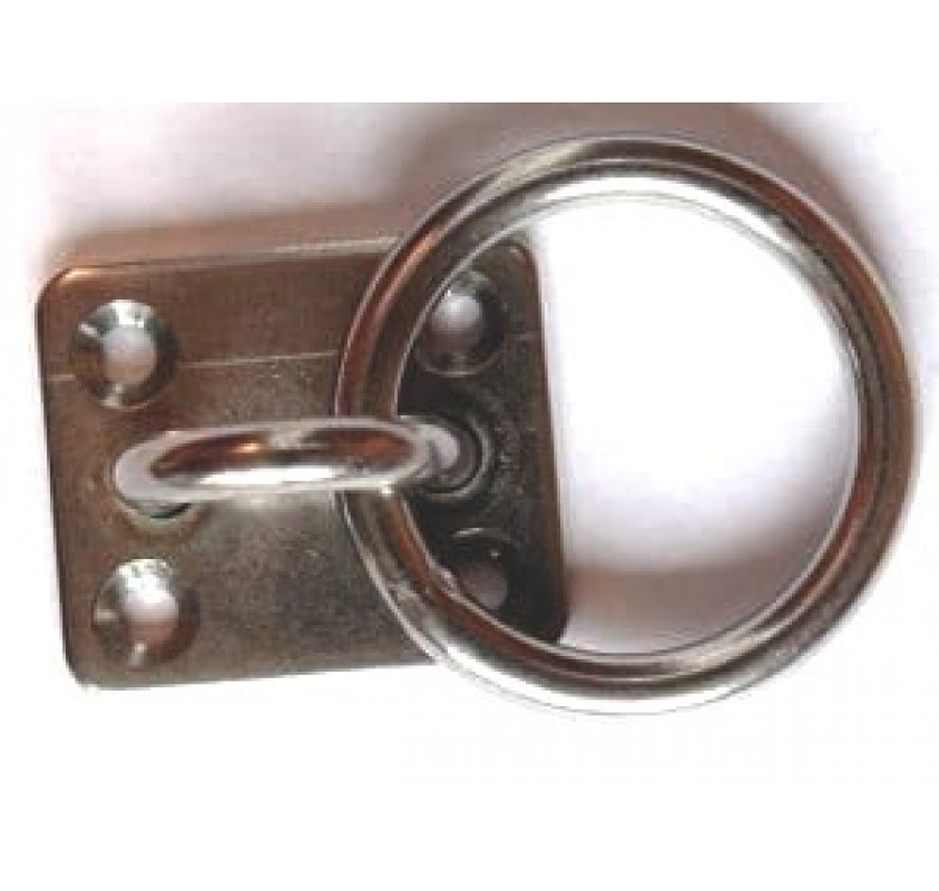 Four Hole Eye Plate With Ring Eye Plates Rope Services Direct